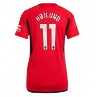 Manchester United Rasmus Hojlund #11 Hjemmedrakt Dame 2023-24 Kortermet